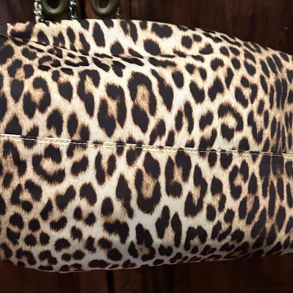 Tory Burch Leopard Print Tote with Chain Handles - Picture 6 of 6